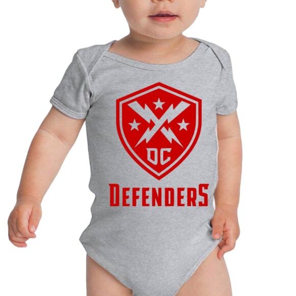 NWT! XFL DC Defenders Baby Bodysuit - Size 18 Months - Picture 2 of 5